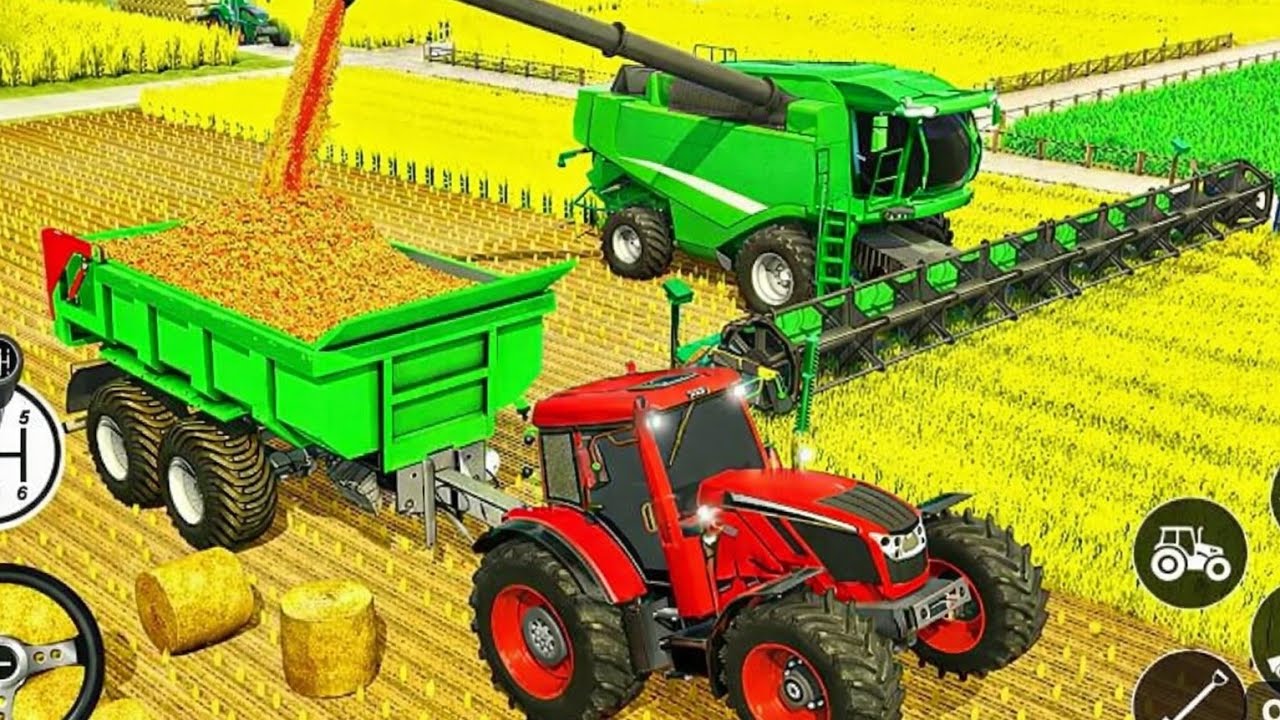 Modern tractor farming game simulator/new 2026 tractor game 