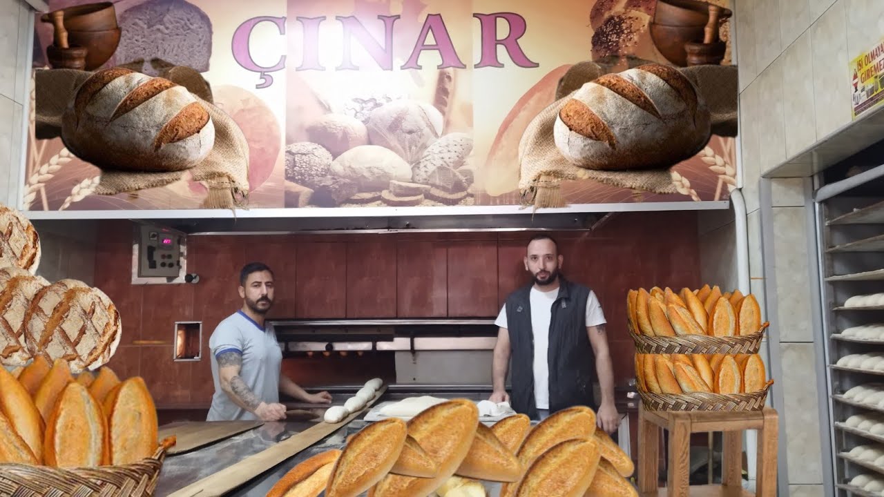 TARİHÎ FIRINDA‼️  Türk  ekmeği nasıl YAPILIR günde 10.000 bin ekmek yapan FIRIN💯#kesfet