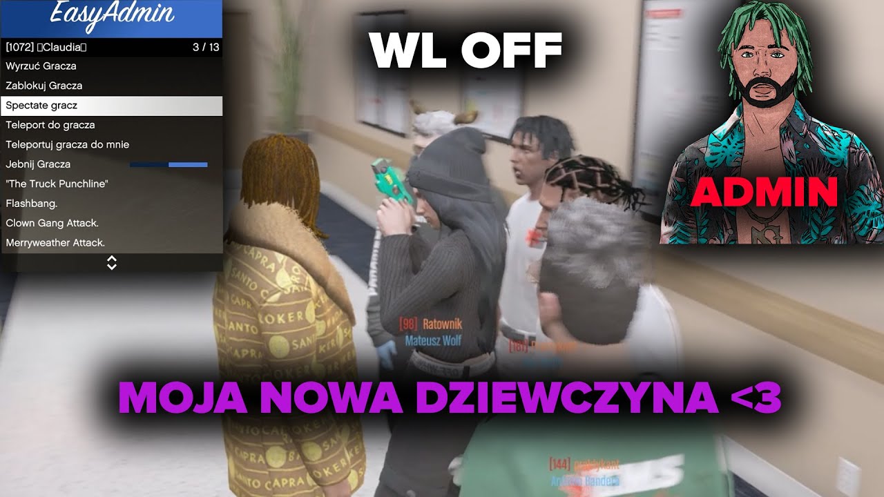 TROLUJE GRACZY JAKO ADMIN NA WL OFF! *POZNAŁEM KOBIETE WYDAWAŁA SIE FAJNA*