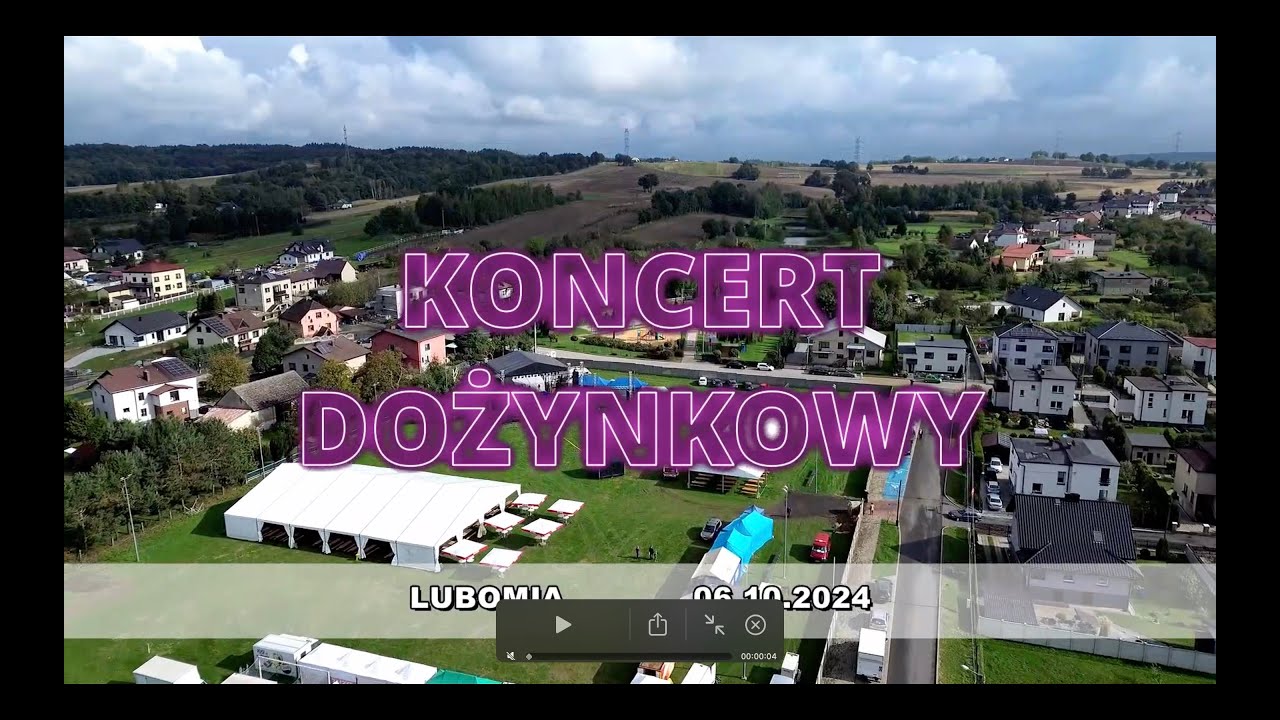 KONCERT DOŻYNKOWY Lubomia 06 10 2024