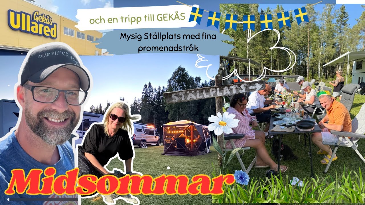 Camping, knott & Gekås – midsommar med husbil!