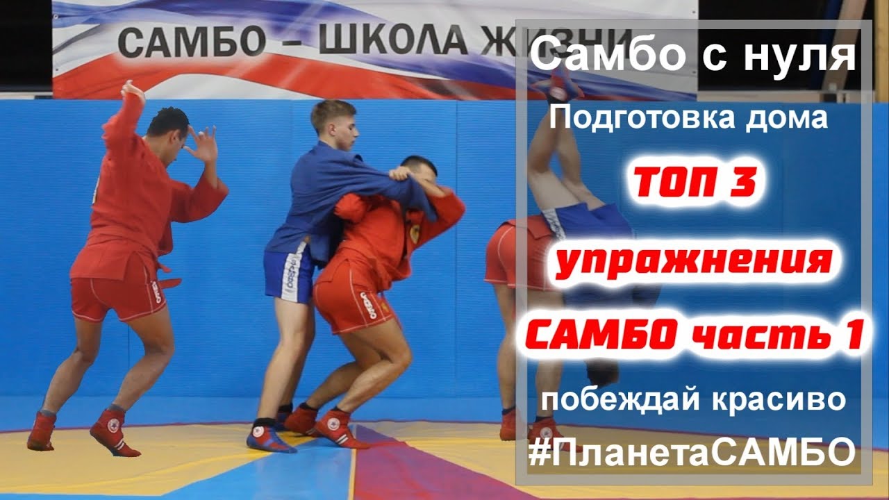 ТОП 3 упражнения самбо для дома часть 1