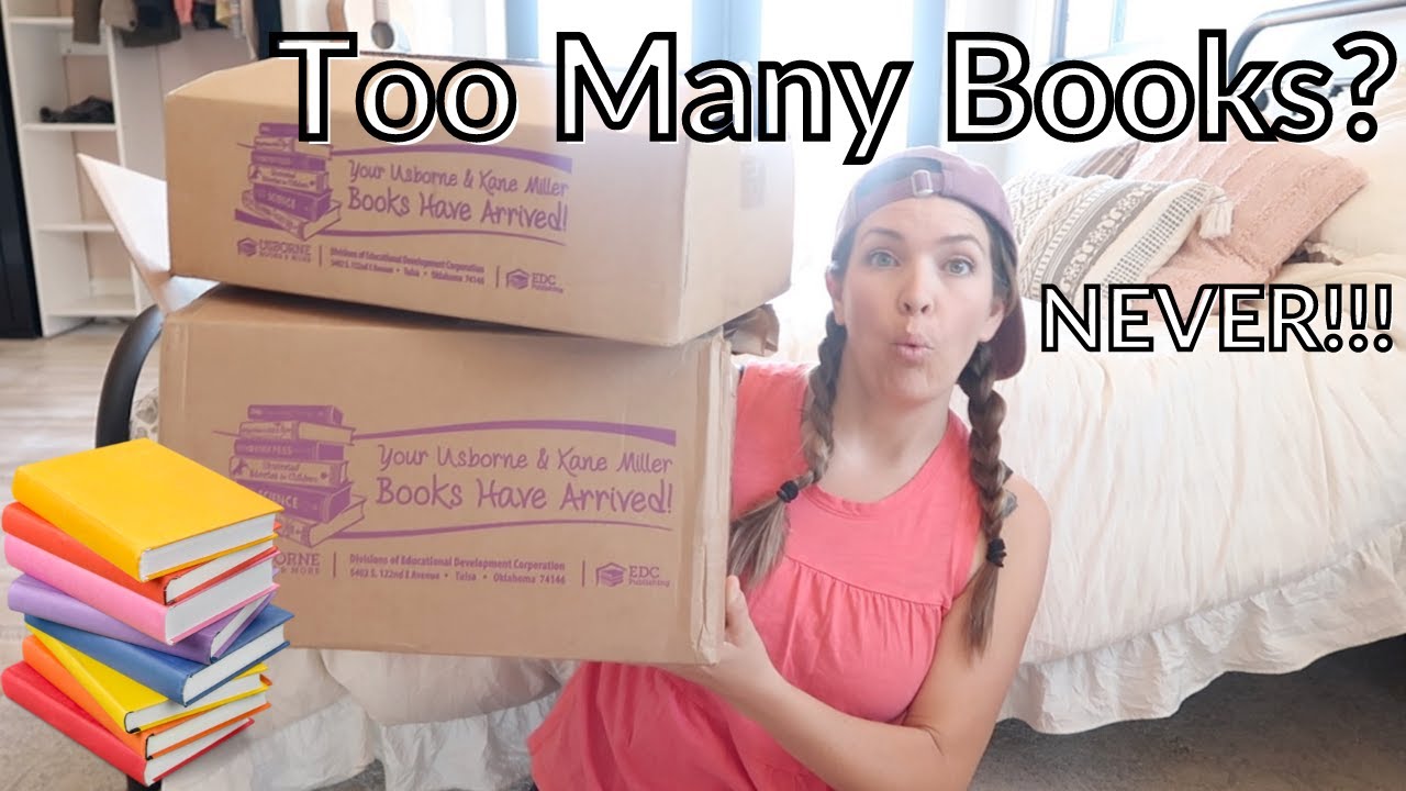 HOMESCHOOL BOOK UNBOXING ||| USBORNE BOOK HAUL || THAT HOMESCHOOL LIFE WITH JILL