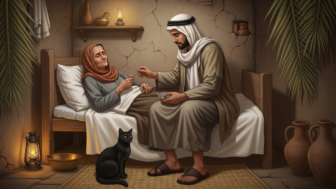 من خدم أمه جزاه الله خيراً. قصص واقعية. أحداث تاريخية عربية.