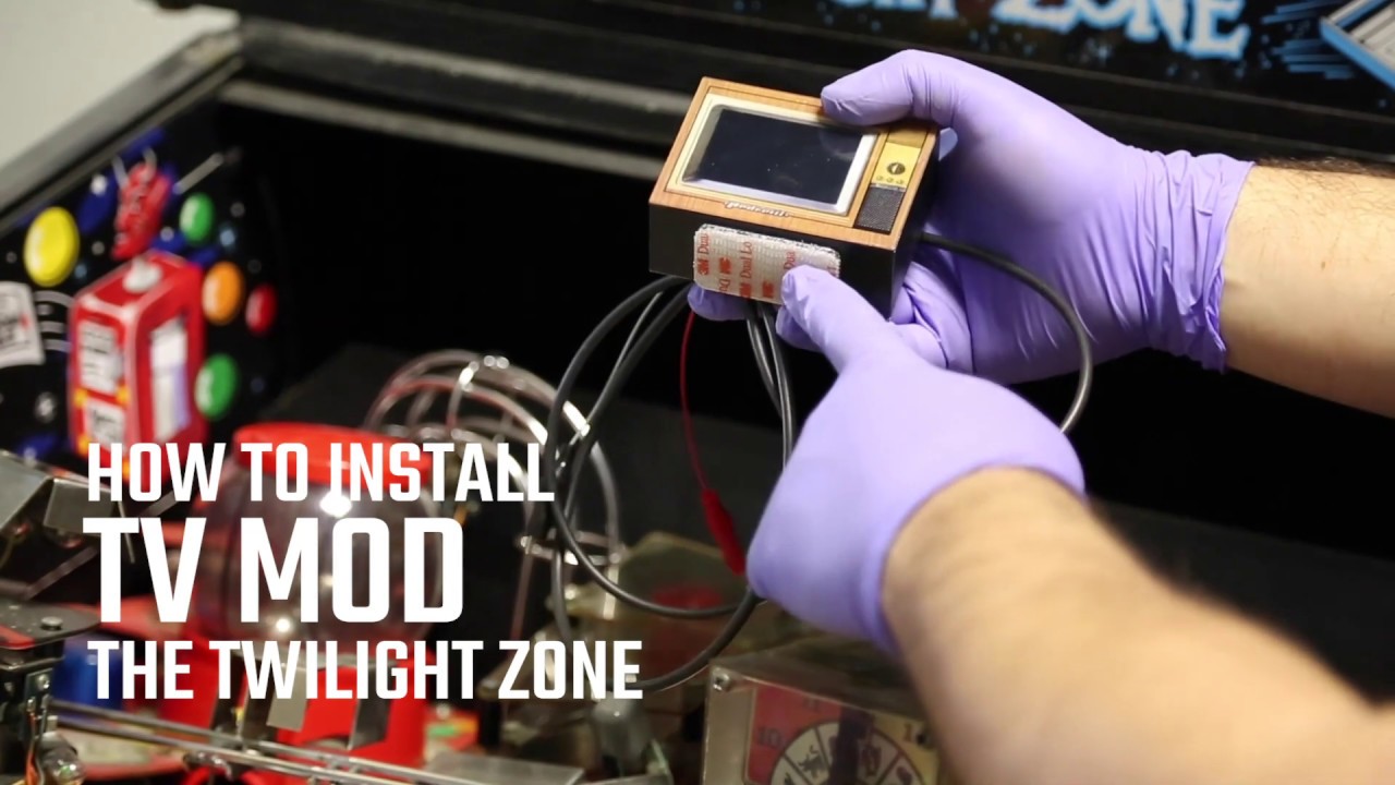 Twilight Zone pinball TV mod By Pedretti Gaming