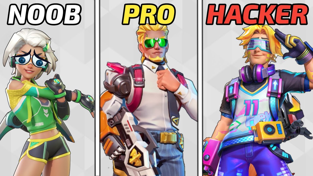 Noob vs Pro vs Hacker - T3 Arena (3)