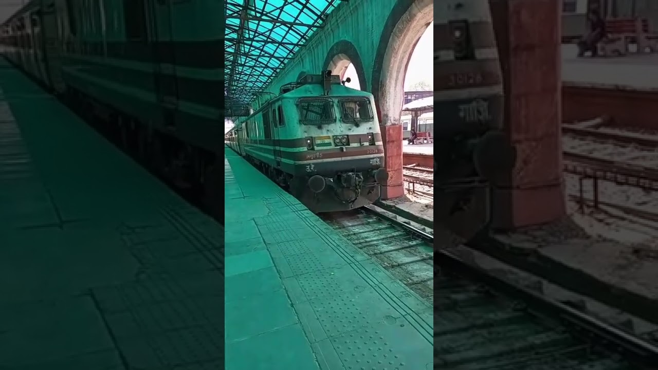 Intercity Express Superfast train reached at station 🥰😘😍😍😍 