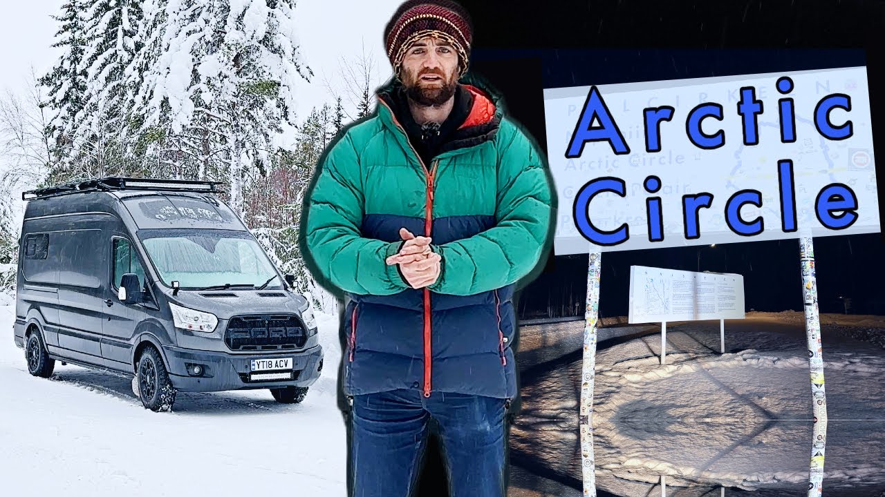 Полярный круг в транзитном фургоне! | Nordic Winter Vanlife
