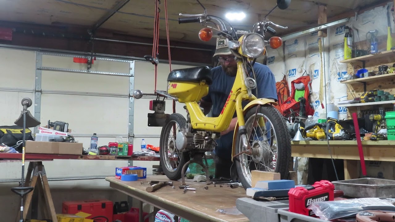 Горячий рок на мопеде? Часть 1? www.Treatland.com Вечеринка Suzuki FA50 60cc BIG BORE — уровень 1