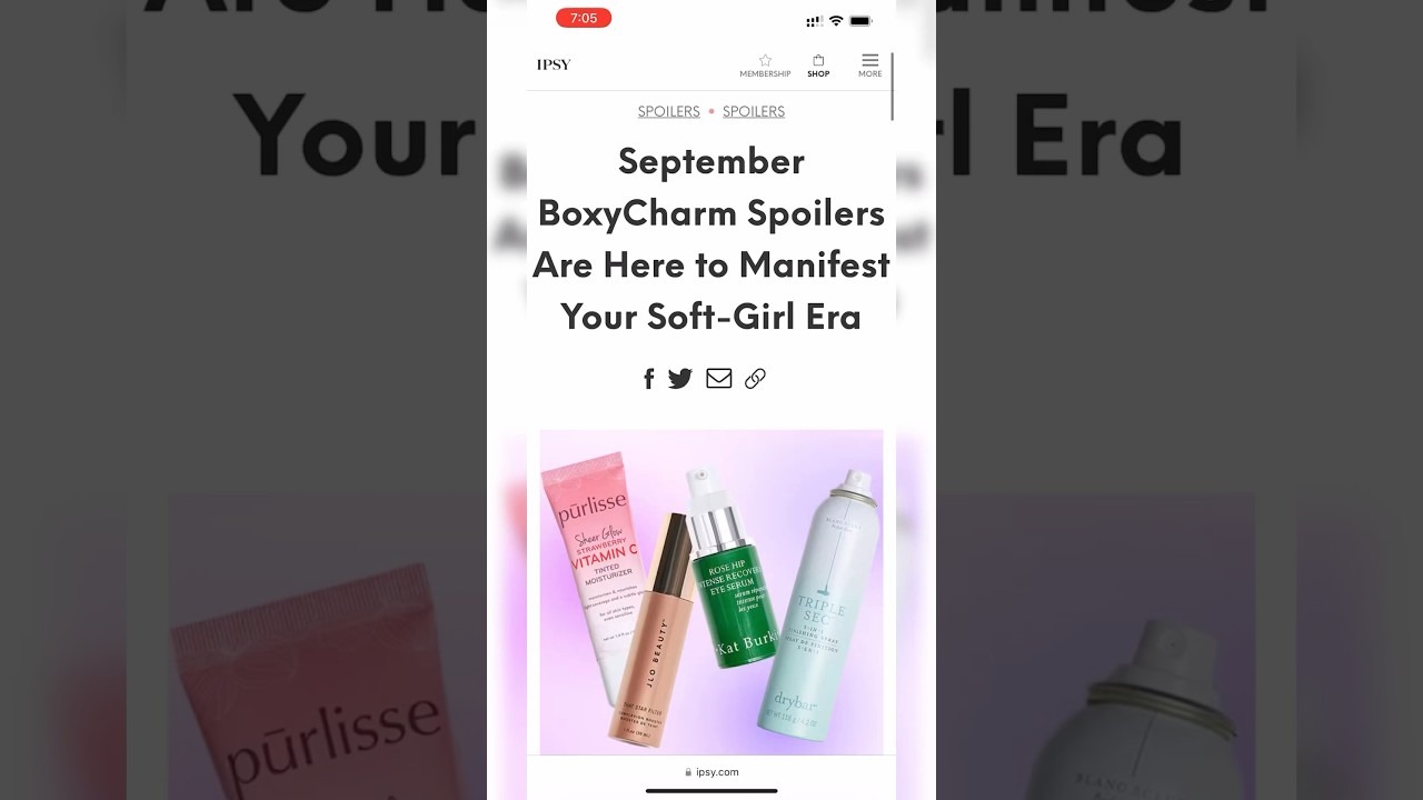 *OFFICIAL SPOILERS* SEPTEMBER 2024 BOXYCHARM BY IPSY &bull; Sneak Peeks | Viruzzzka