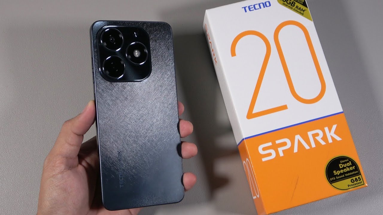 Tecno Spark 20 unboxing, camera, speaker, antutu, gaiming test