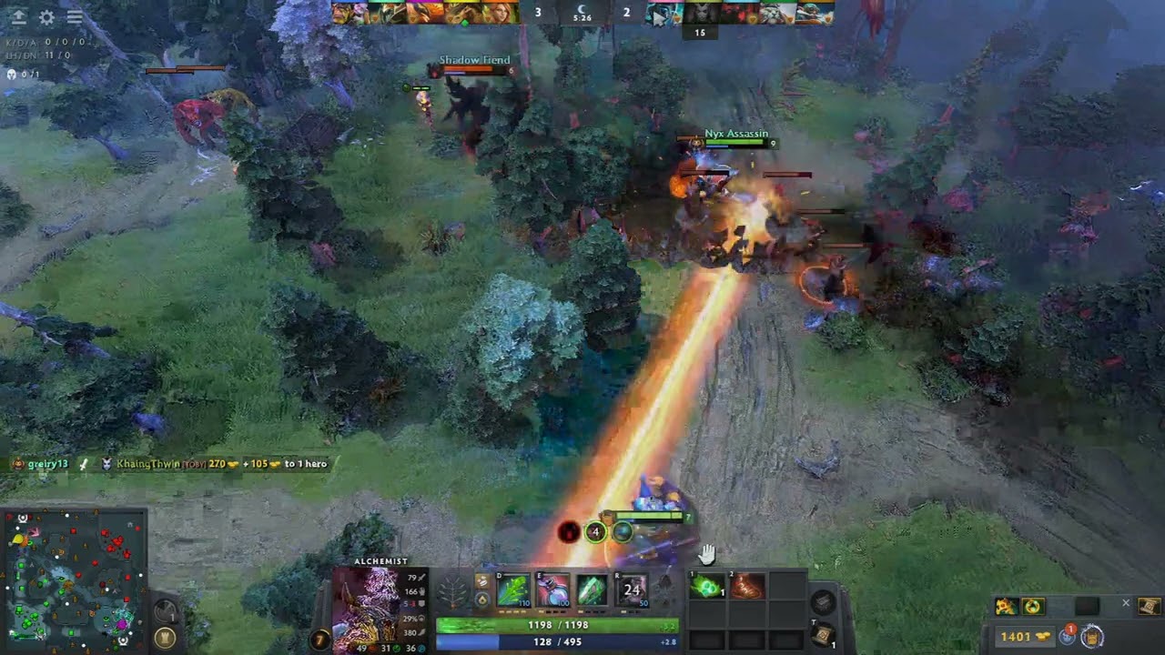 DOTA 2 - Alchemist. Maaf Newbiee