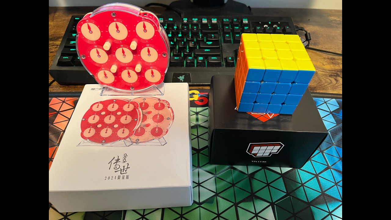 QiYi Clock Limited Edition 2024 and VinCube 4x4 UV Unboxing!