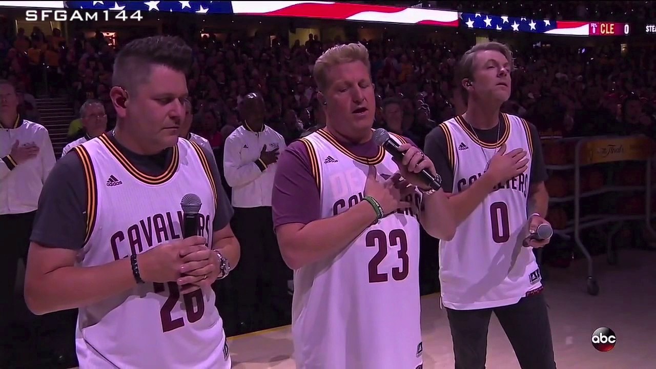 2017 NBA Finals: Game 3 | National Anthem | Rascal Flatts |