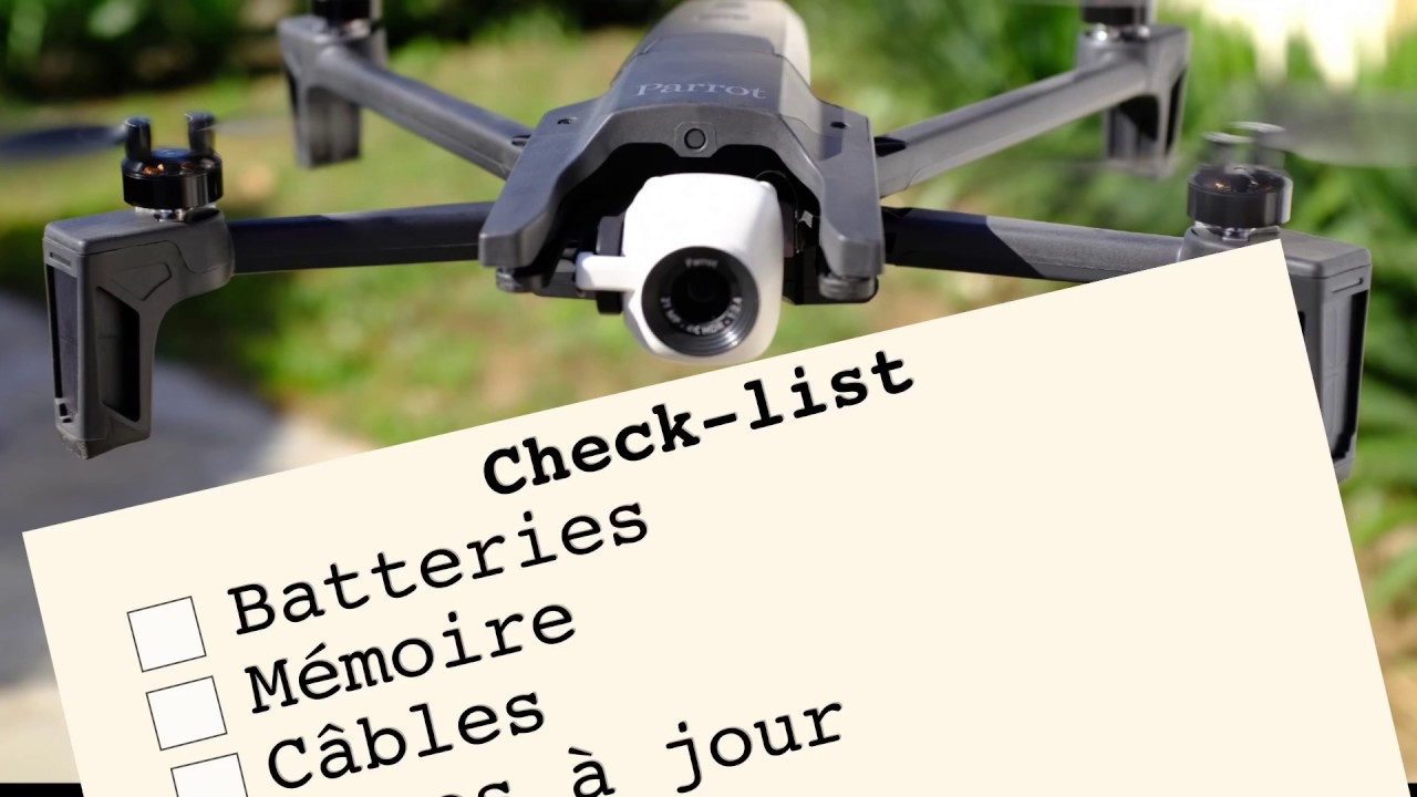 CHECK-LIST AVANT DE FAIRE VOLER UN DRONE