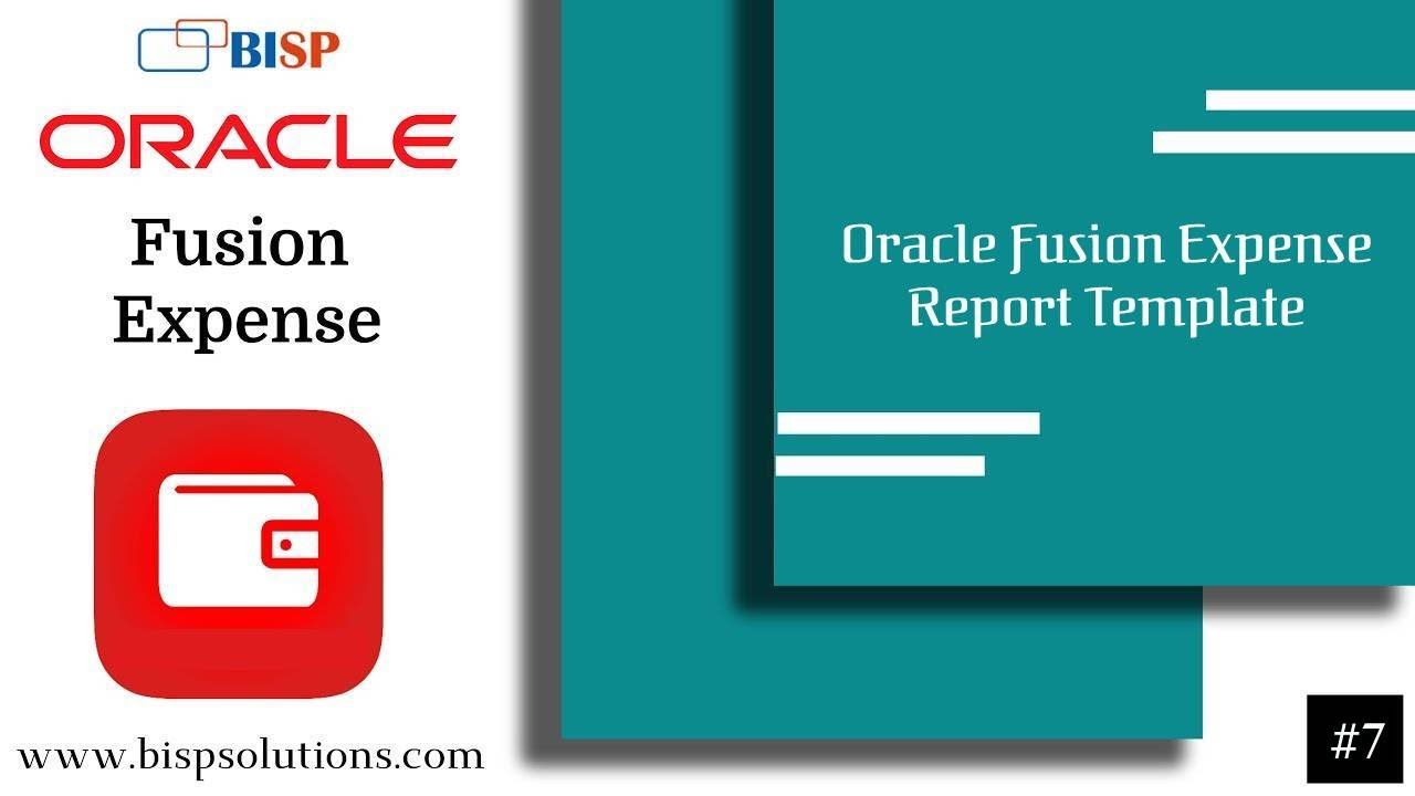 Шаблон отчёта о расходах Oracle Fusion | Профили Oracle Fusion | Консультант Oracle ERP | Приложе...
