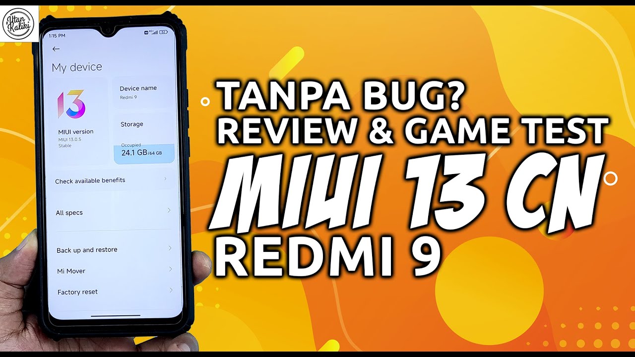 MIUI 13 CN Redmi 9 Smooth Tanpa Bug? Review & Game Test MIUI 13 CN REDMI 9