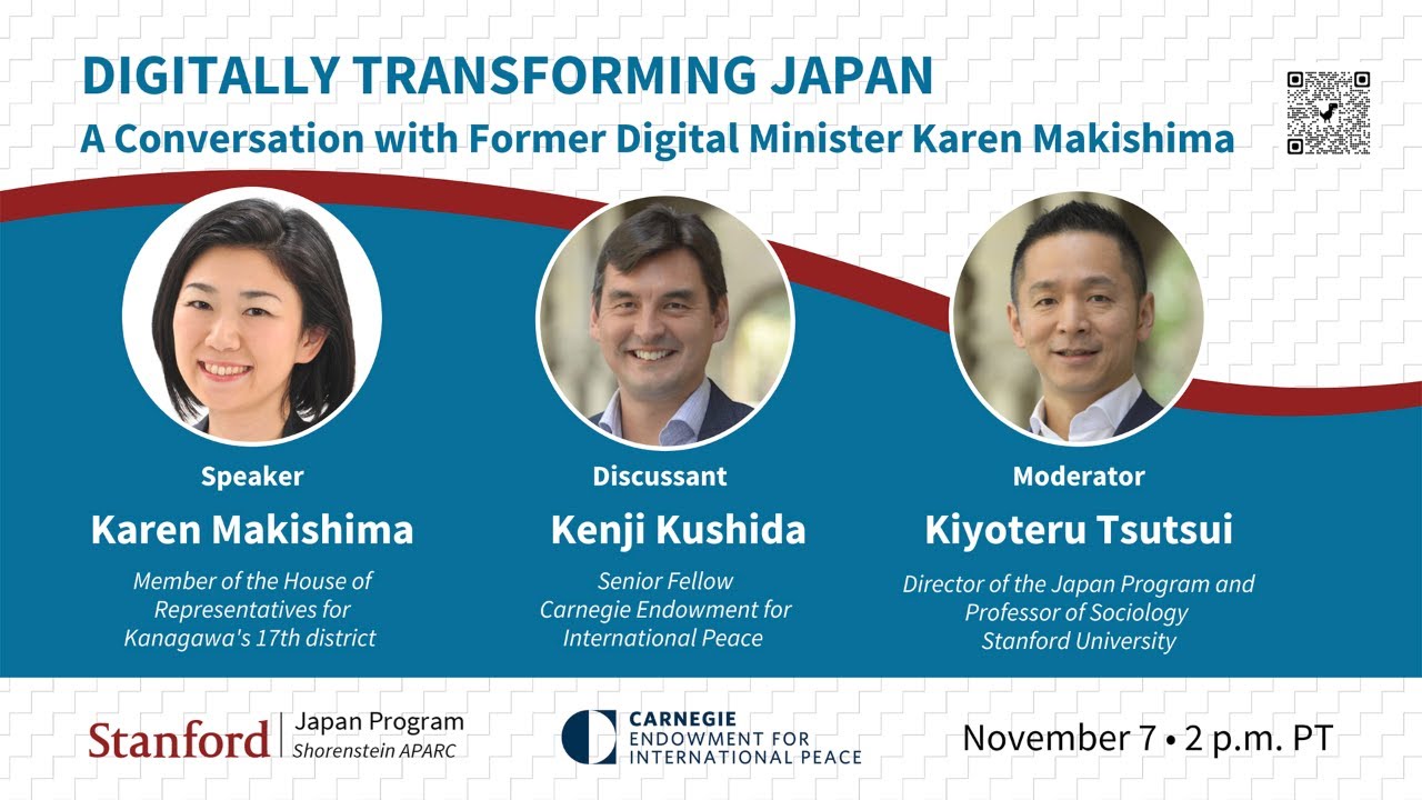 Digitally Transforming Japan: A Conversation with former Digital Minister Karen Makishima