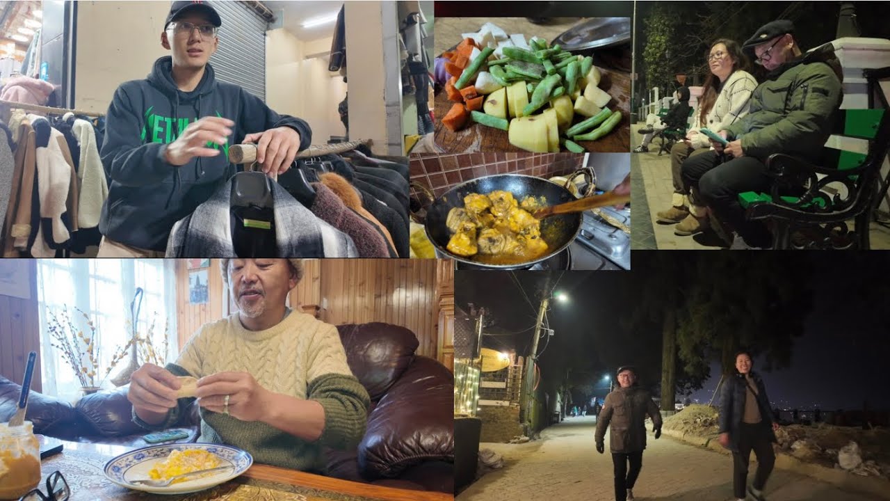 Home vlog from breakfast and making lunch#chicken curry and mix veg#my son shop keeping tonight