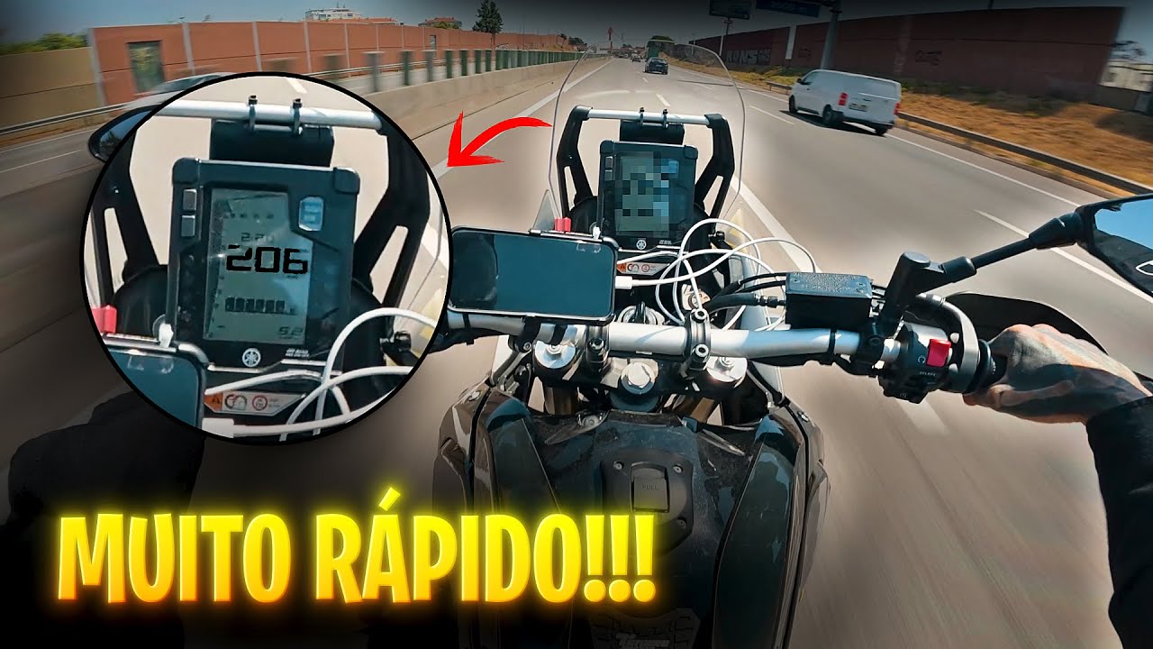Tenere 700 balança a 200km/h? Teste REAL na Estrada