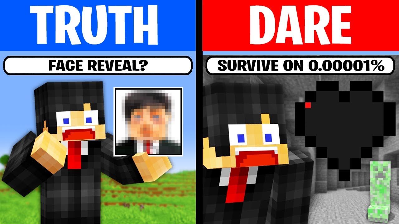Minecraft, But TRUTH or DARE?