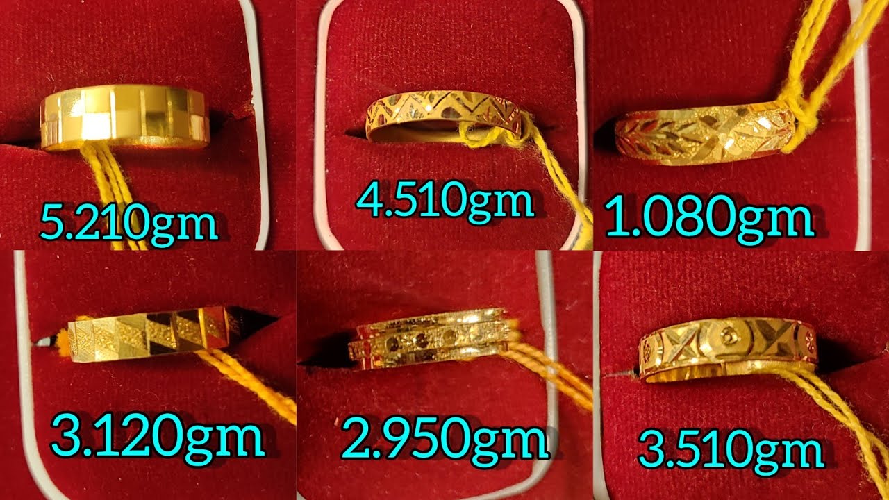 Gold Challa Design ! Gold Band Ring ! Gold Tham Ring Designs Gold Ring weight and price Female/male