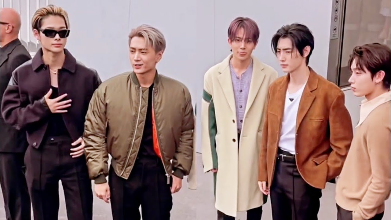 230921 Enhypen glamorous arrival at PRADA SS24 Show In Milan / They ATE 🔥