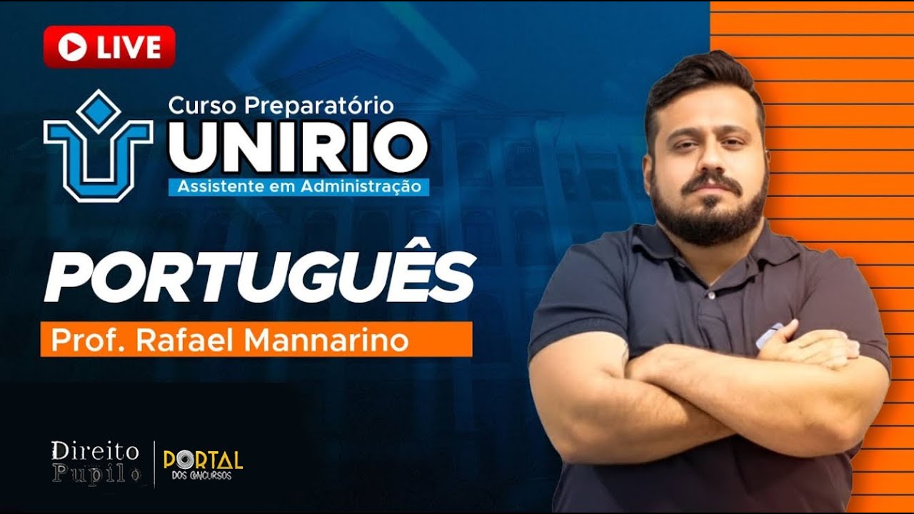 CONCURSO UNIRIO 2025 | PORTUGUÊS - COORDENAÇÃO DE ORAÇÕES | PROF. RAFAEL MANNARINO