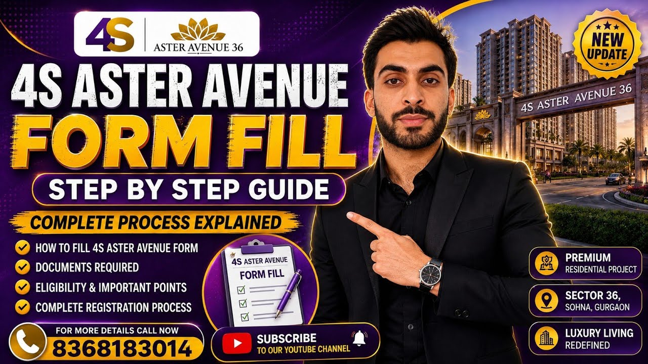 4S Aster Avenue Form Filling 2026 | Complete Step-by-Step Guide | Don't Make These Mistakes!