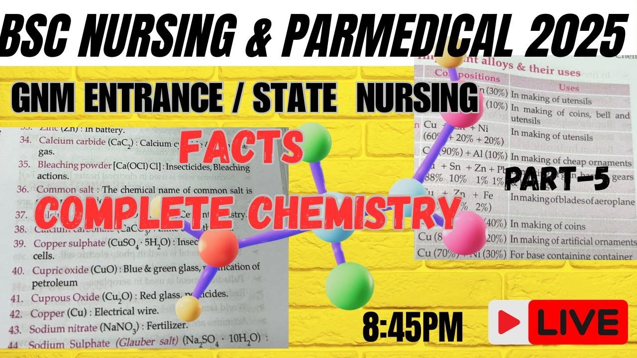 FUELS | FACTUAL CHEMISTRY | CET HARYANA BSC NURSING 2025 |