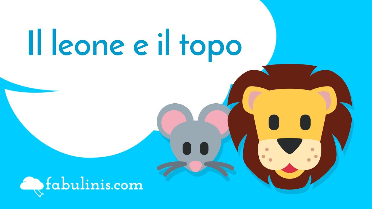 Il leone e il topo 🦁🐭 favole di esopo raccontate