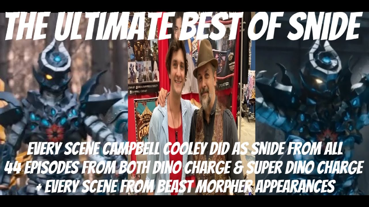 The Ultimate Best of Snide EVERY scene Campbell Cooley did as Snide in all Power Ranger Appearances