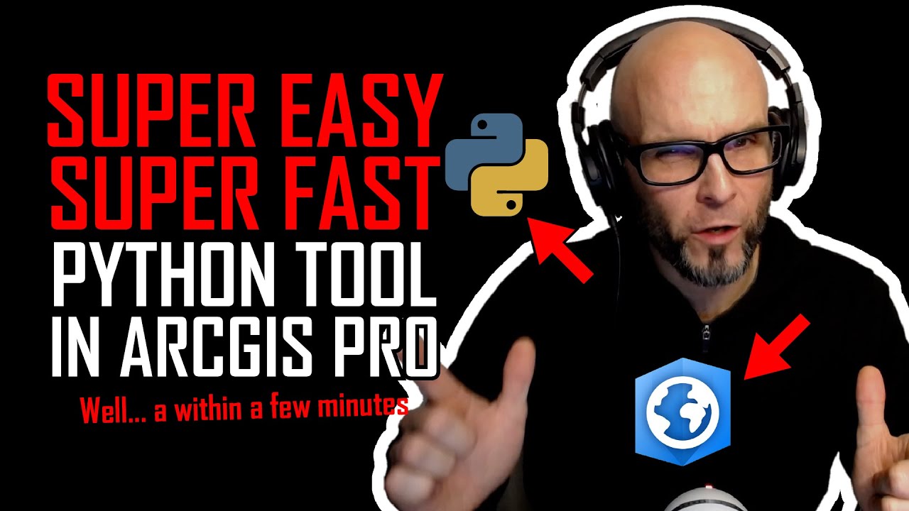 Just how easy is Python programming in ArcGIS Pro? You only need 7+2 commands for this tool!