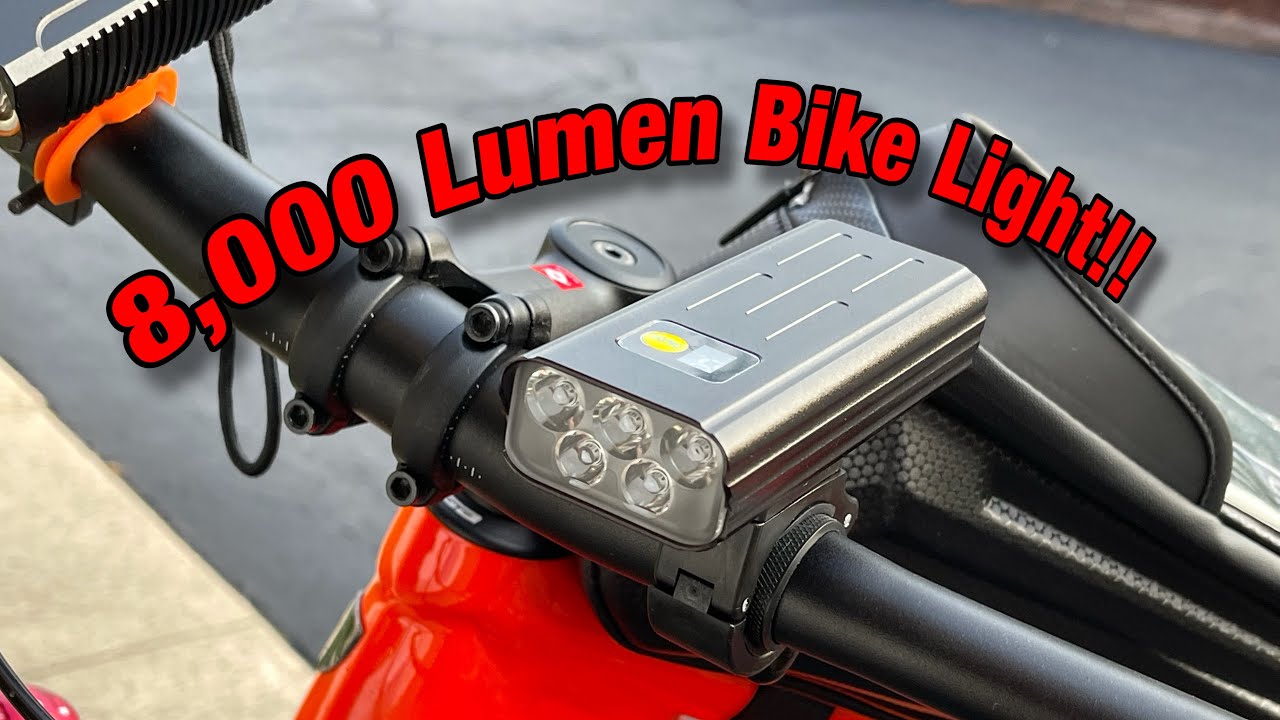 VASTFIRE 8,000 Lumen Bike Light Unboxing!!