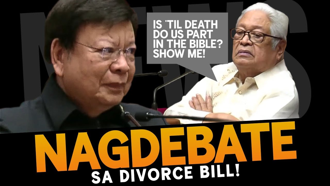 Marcoleta and Lagman engage in a debate on the proposed Divorce Bill