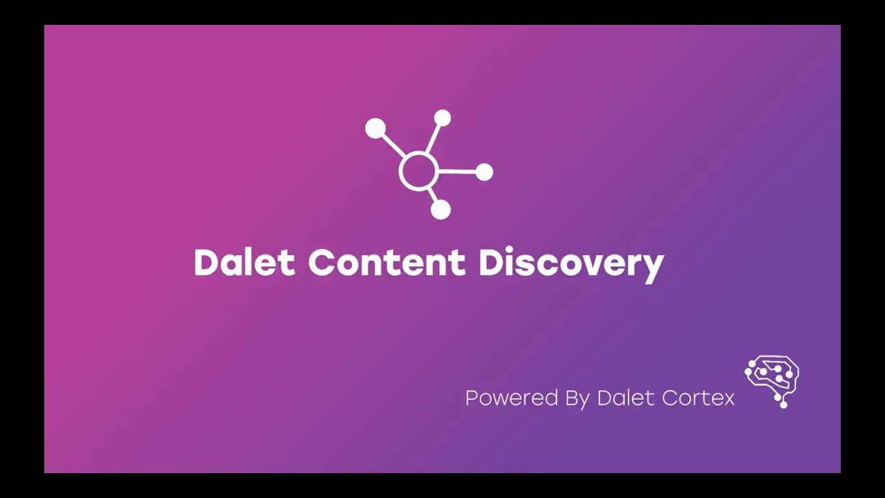 Introducing Dalet Content Discovery