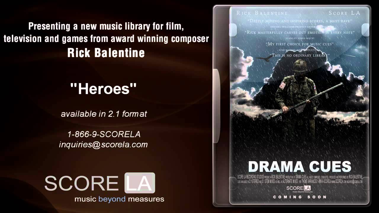 Rick Balentine music library - Drama Cues Vol1 -  Heroes