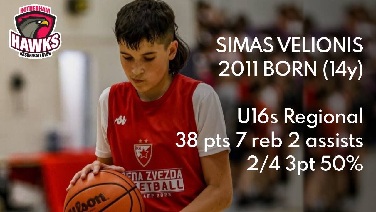 Simas Velionis vs Spen Valley Vipers - 38points