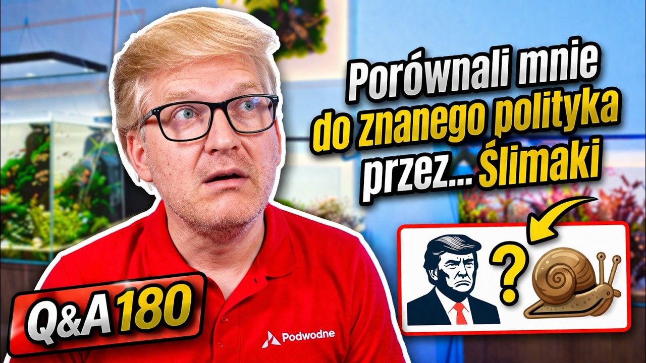 Por&oacute;wnali mnie do znanego polityka przez...ślimaki. Q&A180