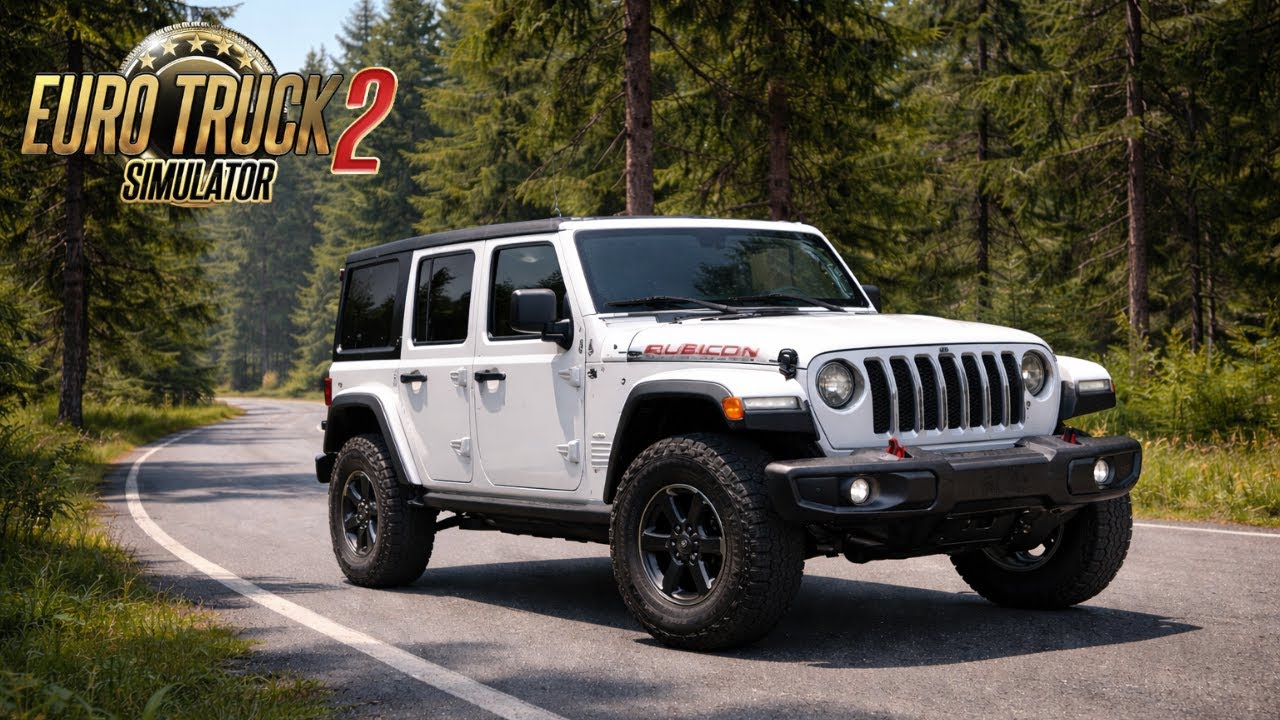 Jeep Wrangler Ride on a Beautiful Road | ETS2