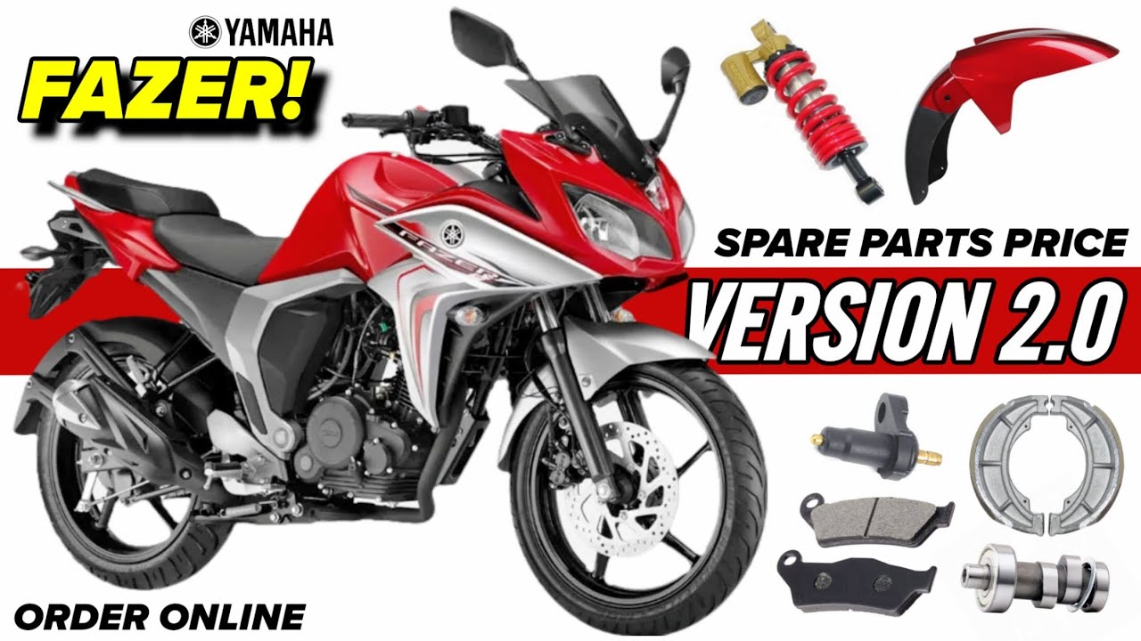 Yamaha Fazer Spare Parts Price ❤️ | Fazer 2.0 ✅ | +91 98932 35053 ☎️🚚 Home Delivery 🏠