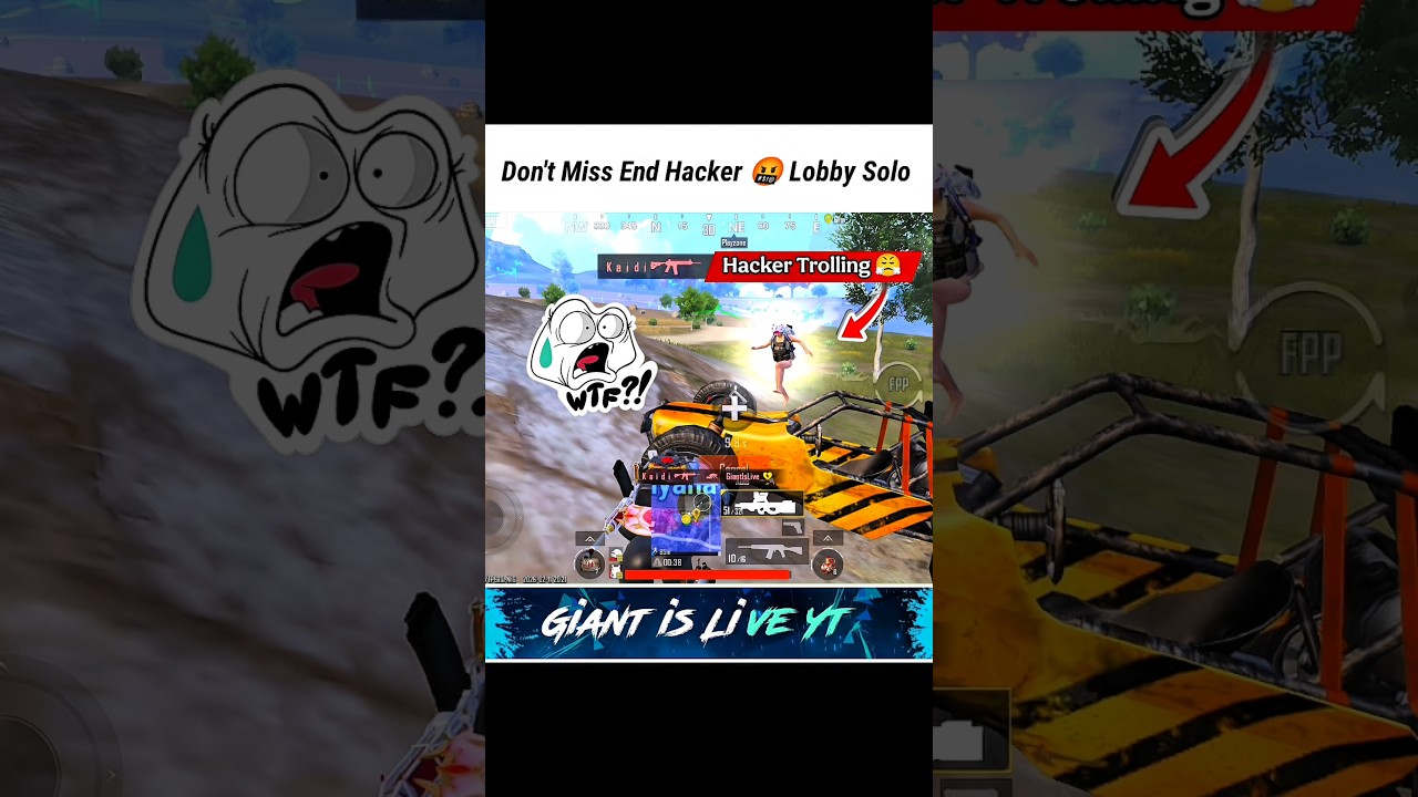 Solo Rank Push 🔥 Don't Miss End Hacker Lobby 🥵 #solorank #bgmishorts