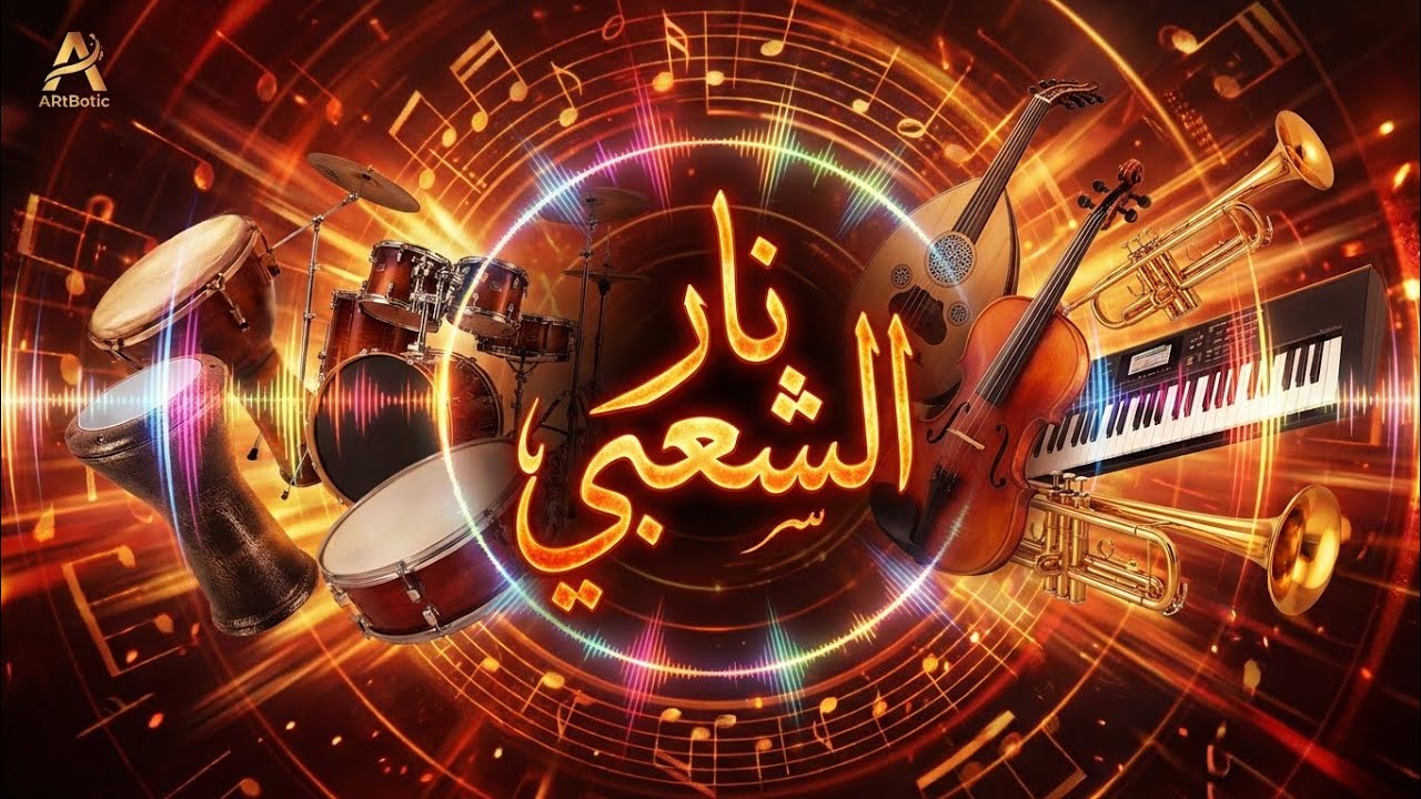 نار الشعبي 🔥🥁  إيقاع جامد يكسر الصمت… ويقلب الأجواء نار في نار.  