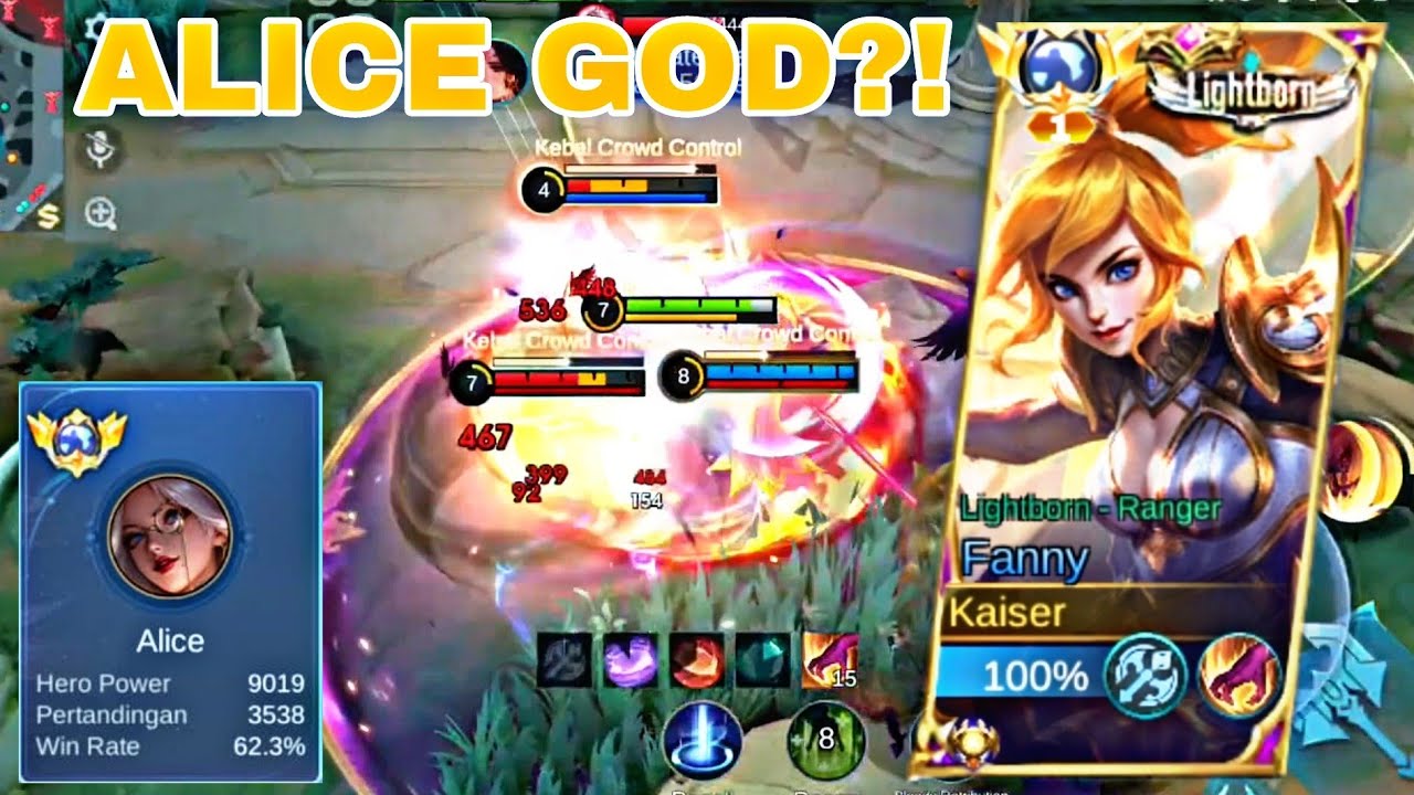 CARA SNOWBALL DI EARLY GAME BIKIN JUNGLER MUSUH GABISA MAIN | FANNY GAMEPLAY SOLO RANK - MLBB