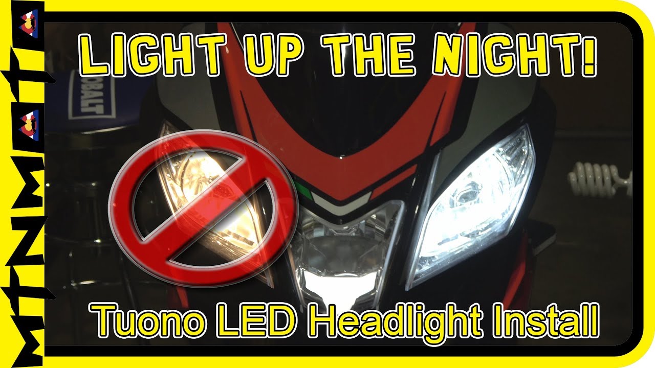 2018 Aprilia Tuono Factory | The Ultimate Build | Part  9 | Hikari H7 LED Headlights