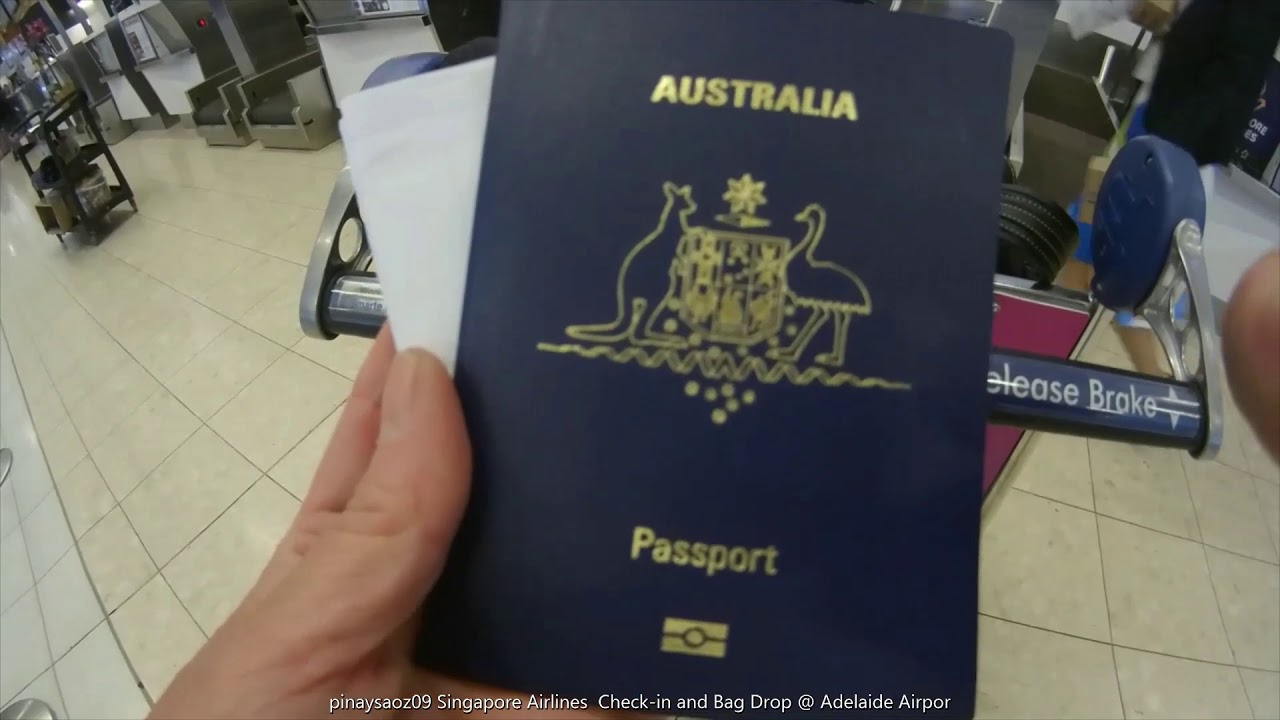Check In & Drop Luggage @ Adelaide International Airport