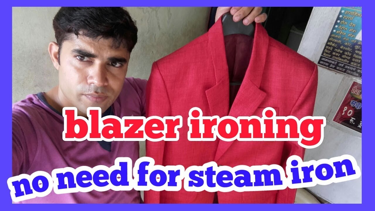 how to blazers ironing  at  home , how to coat press at home