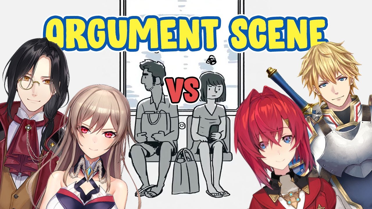 Florence Argument Scene narrated by Shellin/Furen ft. Ange/Ex【Nijisanji | Eng Sub】