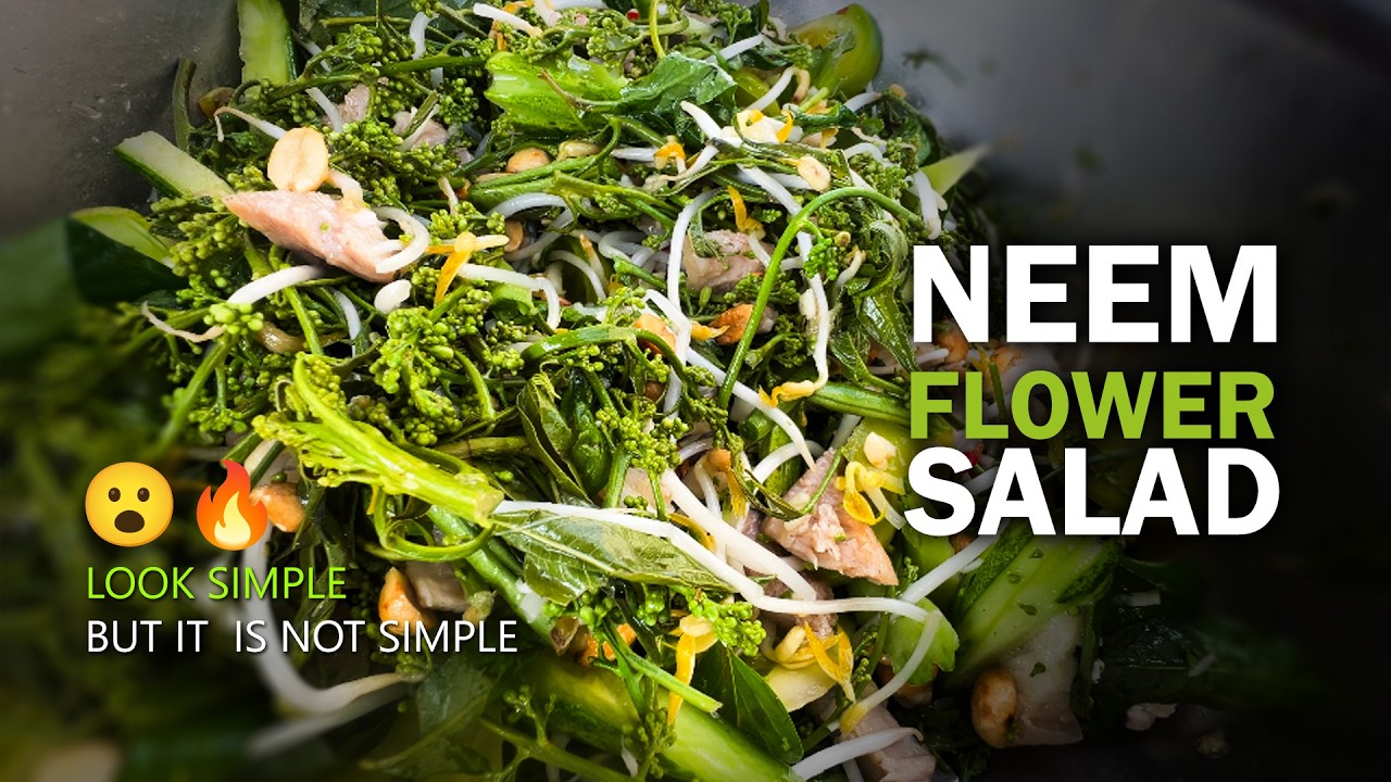 How to make Neem Flower Salad