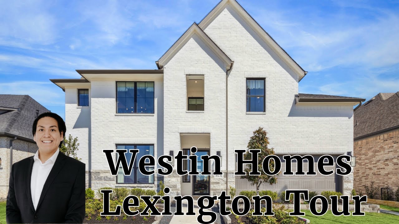 New Build Home Tour  - Westin Homes Lexington Model Home in Brookewater Community Rosenberg, Texas